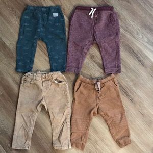 Zara toddler boys pants 12-18 months